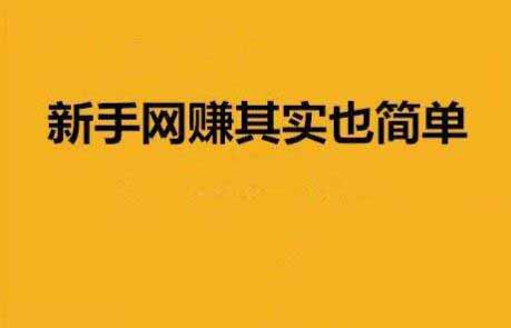 新人刚接触到网赚,应该从哪个网赚项目开始比较好?